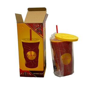 DC Comics Cinemark Exclusive The Flash LED Light-Up Totem Cup Brand New NIB